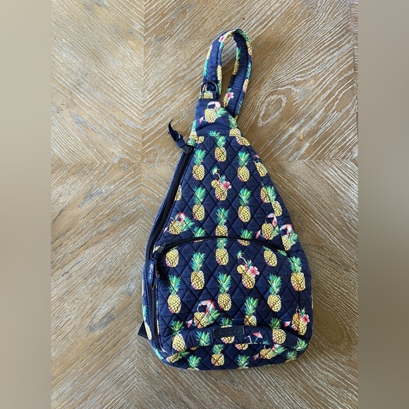 Vera Bradley Handbags - Vera Bradley Pineapple Toucan Sling Backpack